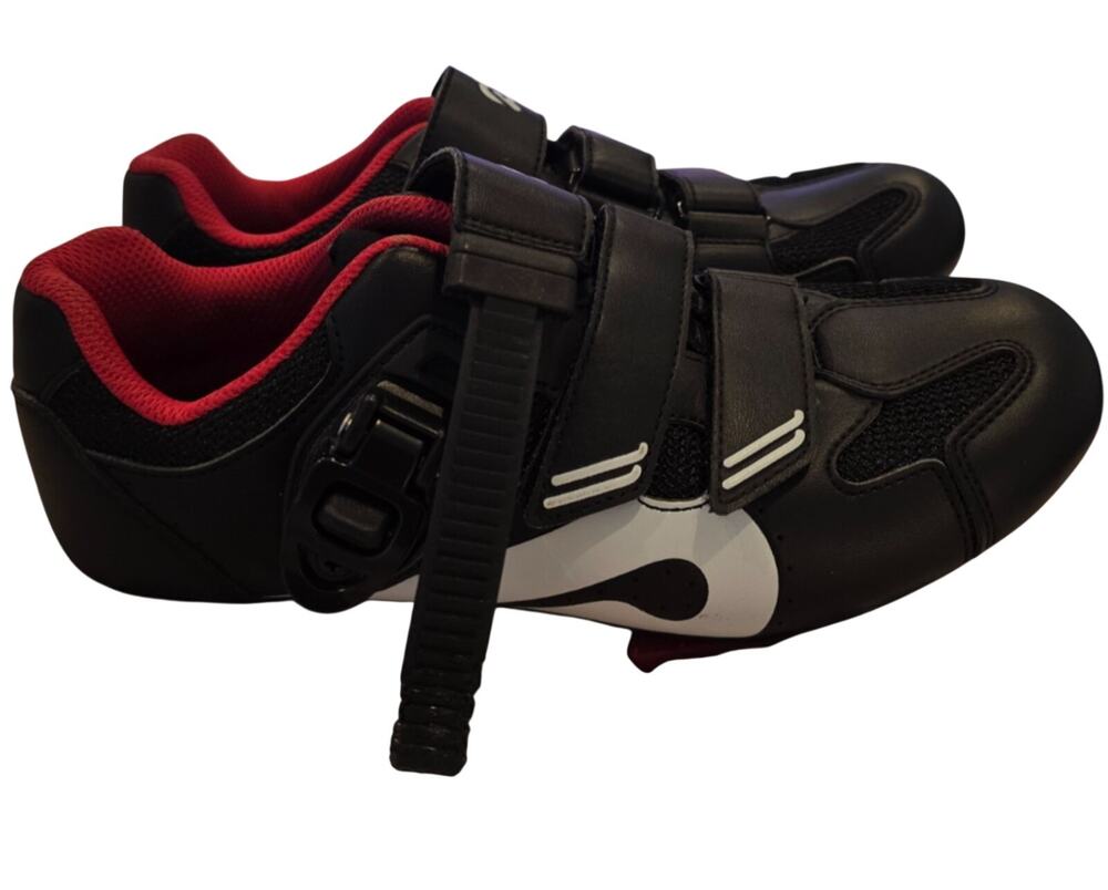 Peloton Cycling Shoes 3-Bolt Cleats Women's 7 Black Indoor Spin Bike Low Top